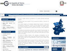 Tablet Screenshot of distretto.torino.giustizia.it